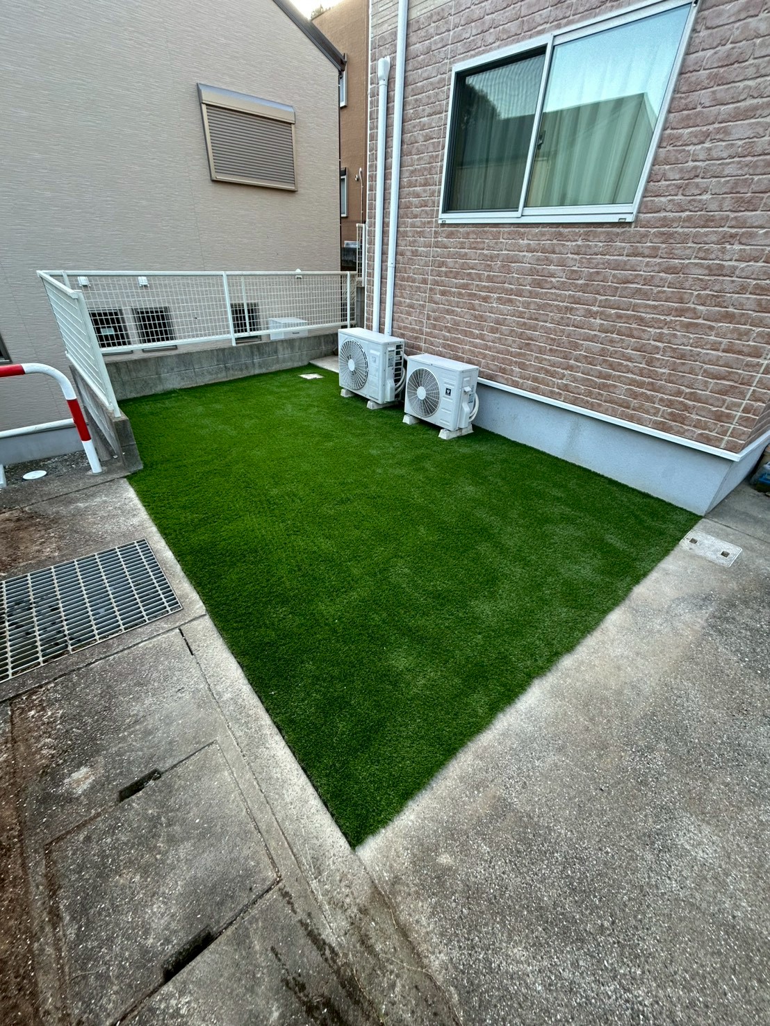 大村市・I様邸｜元気すぎる天然芝が“管理ゼロで使える庭”に再生